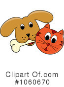 Cat And Dog Clipart #1060670 by Pams Clipart