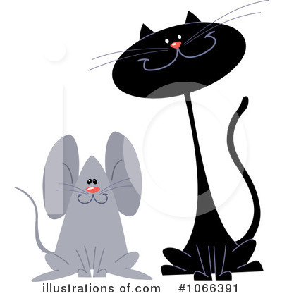 Cat And Mouse Clipart #1066391 by yayayoyo