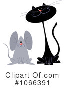 Cat And Mouse Clipart #1066391 by yayayoyo