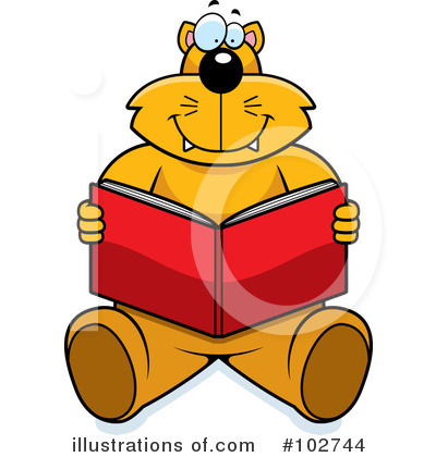 Reading Clipart #102744 by Cory Thoman