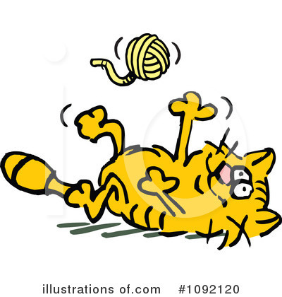Royalty-Free (RF) Cat Clipart Illustration by Johnny Sajem - Stock Sample #1092120