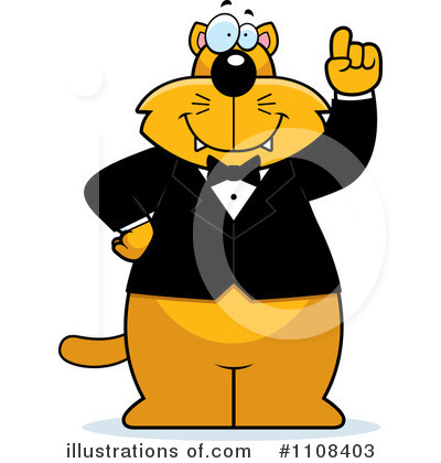 Royalty-Free (RF) Cat Clipart Illustration by Cory Thoman - Stock Sample #1108403