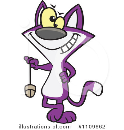 Royalty-Free (RF) Cat Clipart Illustration by toonaday - Stock Sample #1109662