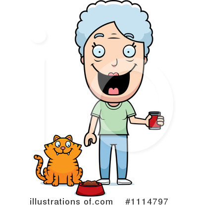 Old Woman Clipart #1114797 by Cory Thoman