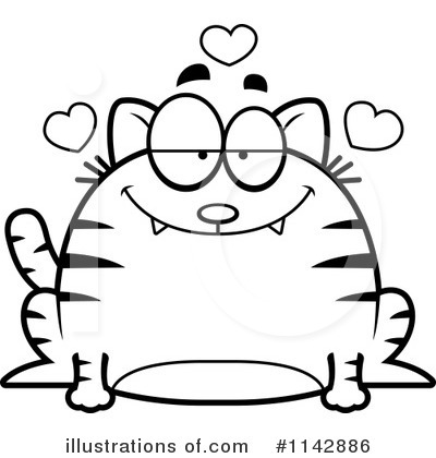 Royalty-Free (RF) Cat Clipart Illustration by Cory Thoman - Stock Sample #1142886