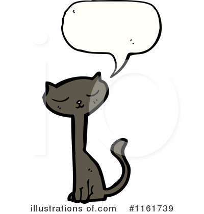 Royalty-Free (RF) Cat Clipart Illustration by lineartestpilot - Stock Sample #1161739