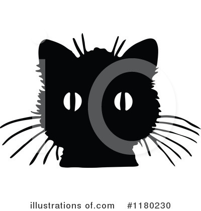 Royalty-Free (RF) Cat Clipart Illustration by Prawny Vintage - Stock Sample #1180230