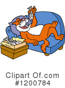 Cat Clipart #1200784 by LaffToon