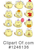 Cat Clipart #1246136 by BNP Design Studio
