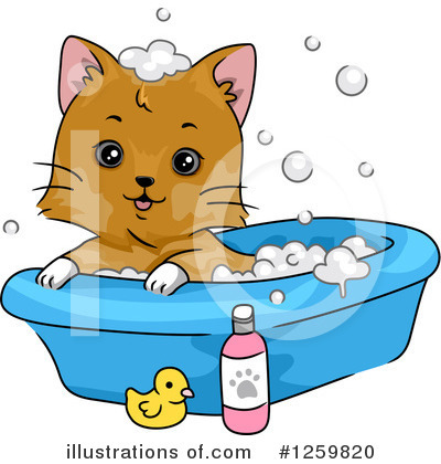 Royalty-Free (RF) Cat Clipart Illustration by BNP Design Studio - Stock Sample #1259820