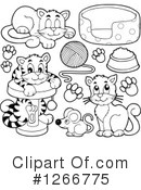 Cat Clipart #1266775 by visekart