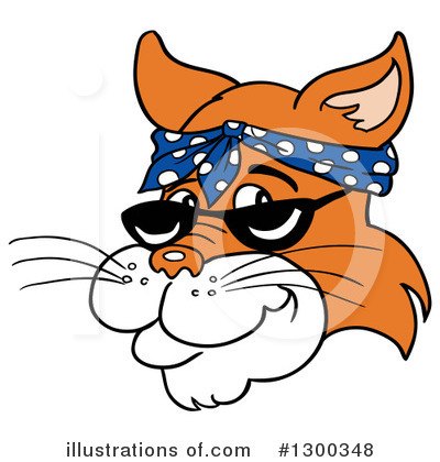 Royalty-Free (RF) Cat Clipart Illustration by LaffToon - Stock Sample #1300348