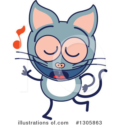 Cat Clipart #1305863 by Zooco