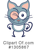 Cat Clipart #1305867 by Zooco
