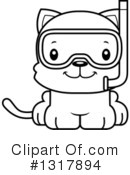 Cat Clipart #1317894 by Cory Thoman