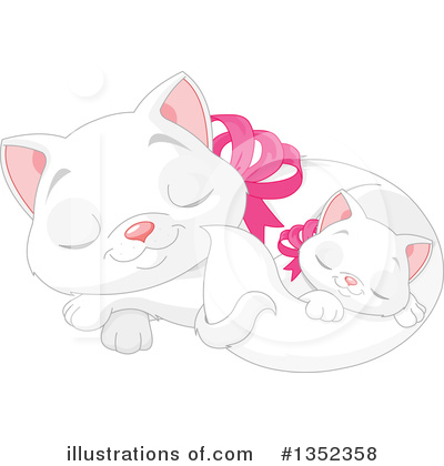 Royalty-Free (RF) Cat Clipart Illustration by Pushkin - Stock Sample #1352358