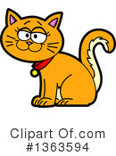 Cat Clipart #1363594 by Clip Art Mascots