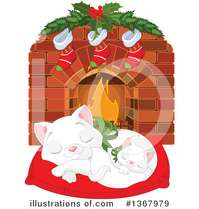 Royalty-Free (RF) Cat Clipart Illustration by Pushkin - Stock Sample #1367979