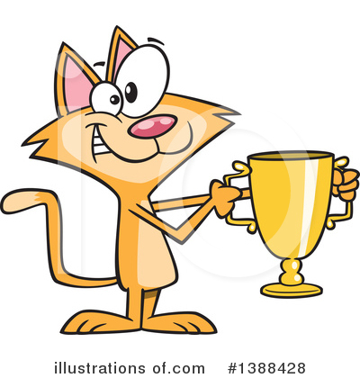 Royalty-Free (RF) Cat Clipart Illustration by toonaday - Stock Sample #1388428