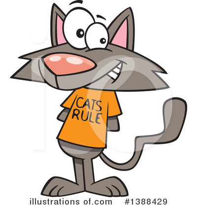 Royalty-Free (RF) Cat Clipart Illustration by toonaday - Stock Sample #1388429