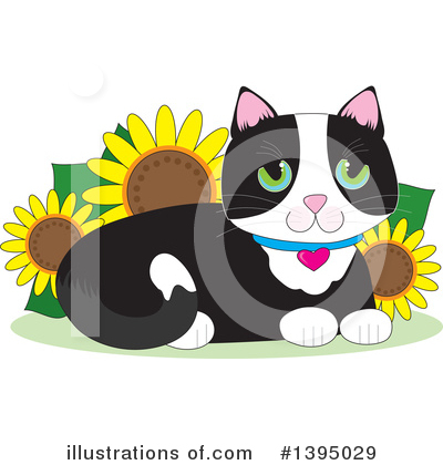 Sunflowers Clipart #1395029 by Maria Bell