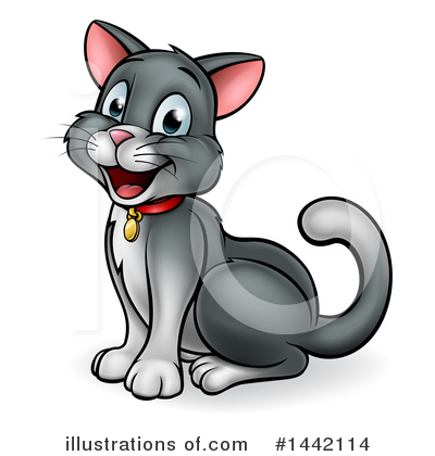 Cats Clipart #1442114 by AtStockIllustration