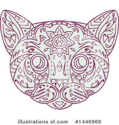 Royalty-Free (RF) Cat Clipart Illustration by patrimonio - Stock Sample #1446966