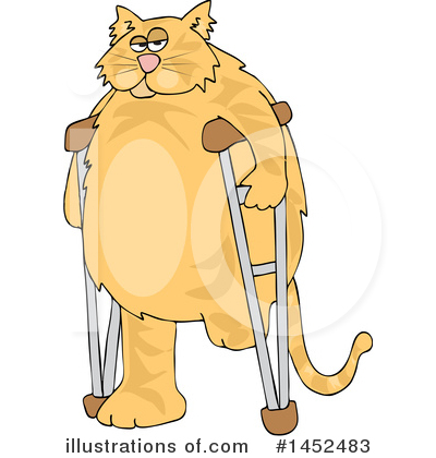 Ginger Cat Clipart #1452483 by djart