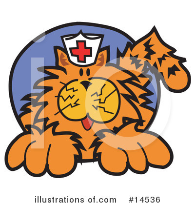 Royalty-Free (RF) Cat Clipart Illustration by Andy Nortnik - Stock Sample #14536