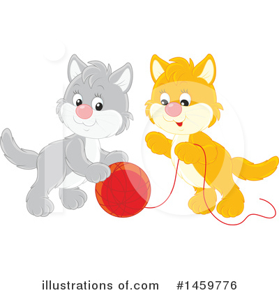 Royalty-Free (RF) Cat Clipart Illustration by Alex Bannykh - Stock Sample #1459776