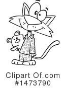 Cat Clipart #1473790 by toonaday