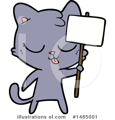 Royalty-Free (RF) Cat Clipart Illustration by lineartestpilot - Stock Sample #1485001