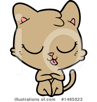 Royalty-Free (RF) Cat Clipart Illustration by lineartestpilot - Stock Sample #1485023