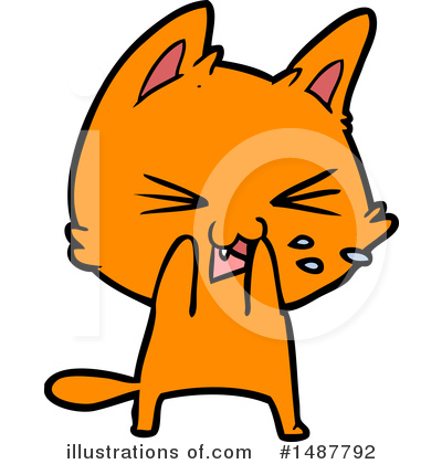 Royalty-Free (RF) Cat Clipart Illustration by lineartestpilot - Stock Sample #1487792