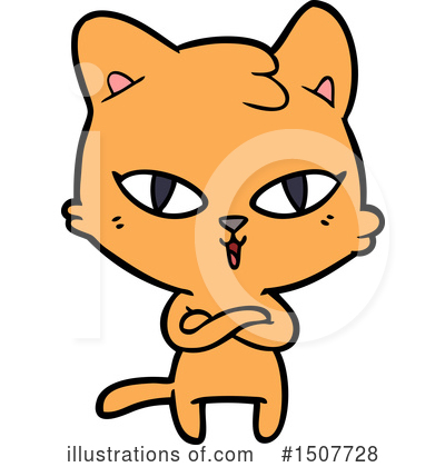Royalty-Free (RF) Cat Clipart Illustration by lineartestpilot - Stock Sample #1507728