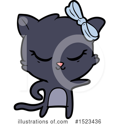 Royalty-Free (RF) Cat Clipart Illustration by lineartestpilot - Stock Sample #1523436