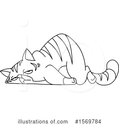 Royalty-Free (RF) Cat Clipart Illustration by yayayoyo - Stock Sample #1569784