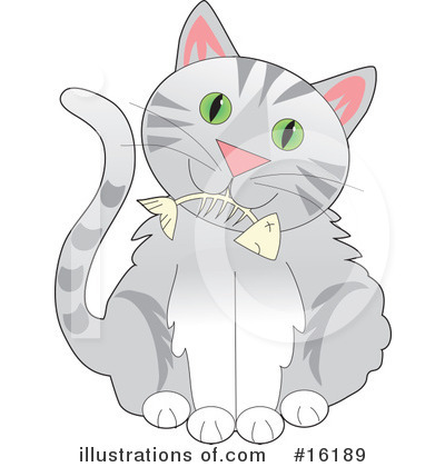 Tabby Cat Clipart #16189 by Maria Bell