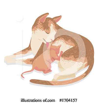 Royalty-Free (RF) Cat Clipart Illustration by BNP Design Studio - Stock Sample #1704157