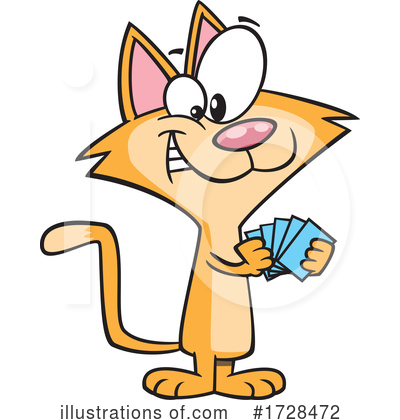 Royalty-Free (RF) Cat Clipart Illustration by toonaday - Stock Sample #1728472