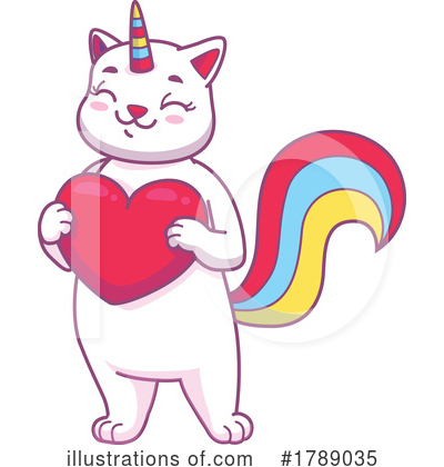 Caticorn Clipart #1789035 by Vector Tradition SM