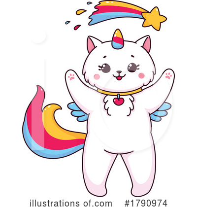 Caticorn Clipart #1790974 by Vector Tradition SM