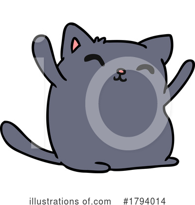Royalty-Free (RF) Cat Clipart Illustration by lineartestpilot - Stock Sample #1794014