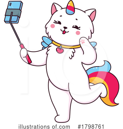 Unicorn Cat Clipart #1798761 by Vector Tradition SM