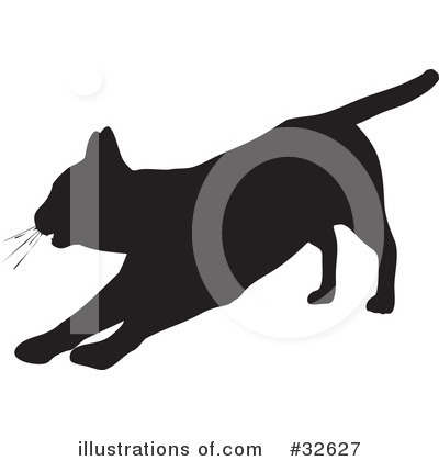 Royalty-Free (RF) Cat Clipart Illustration by KJ Pargeter - Stock Sample #32627