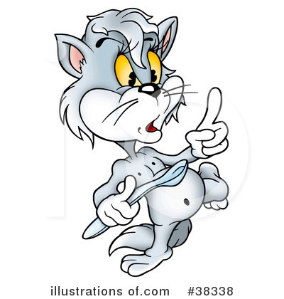 Royalty-Free (RF) Cat Clipart Illustration by dero - Stock Sample #38338