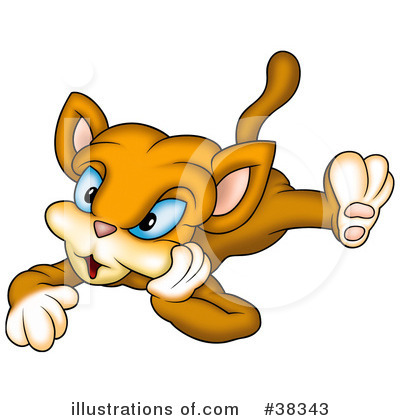 Royalty-Free (RF) Cat Clipart Illustration by dero - Stock Sample #38343