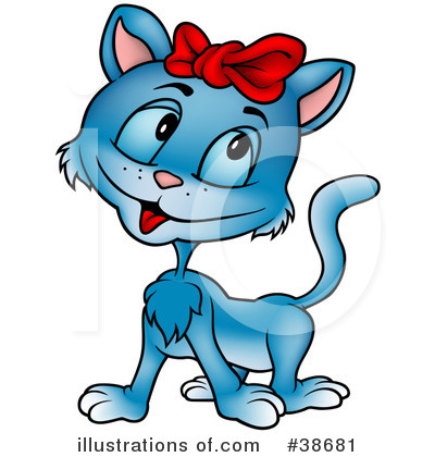Royalty-Free (RF) Cat Clipart Illustration by dero - Stock Sample #38681