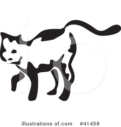 Royalty-Free (RF) Cat Clipart Illustration by Prawny - Stock Sample #41458