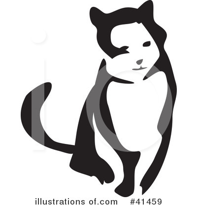 Royalty-Free (RF) Cat Clipart Illustration by Prawny - Stock Sample #41459